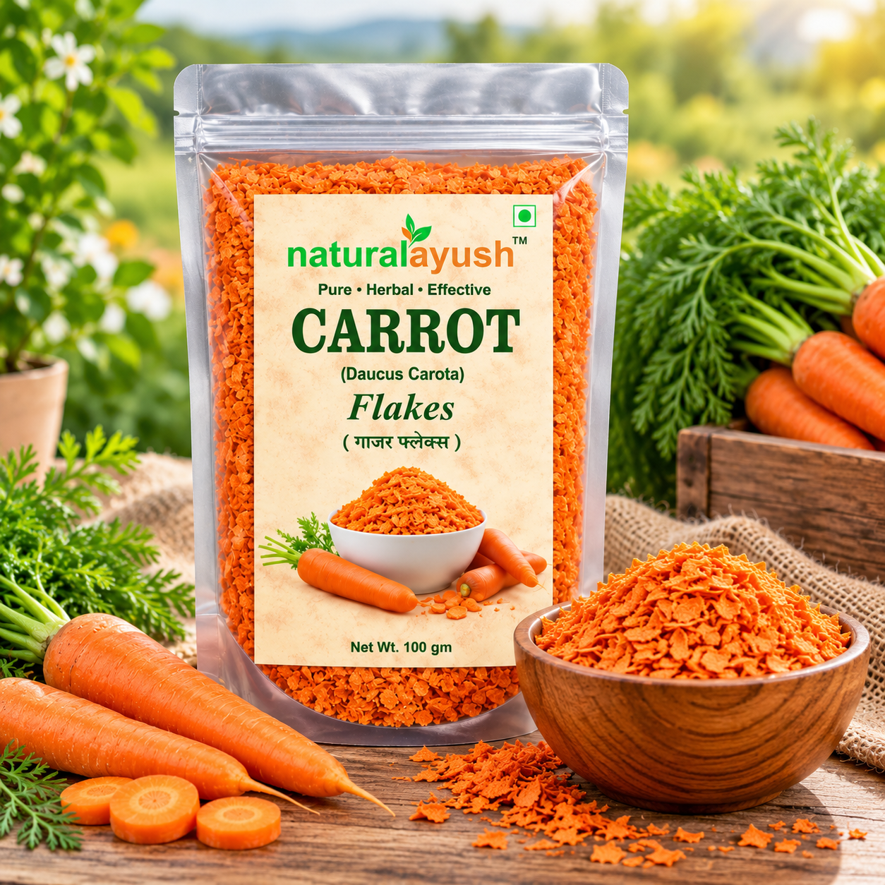 Carrot Flakes (Daucus carota) thumbnail 6