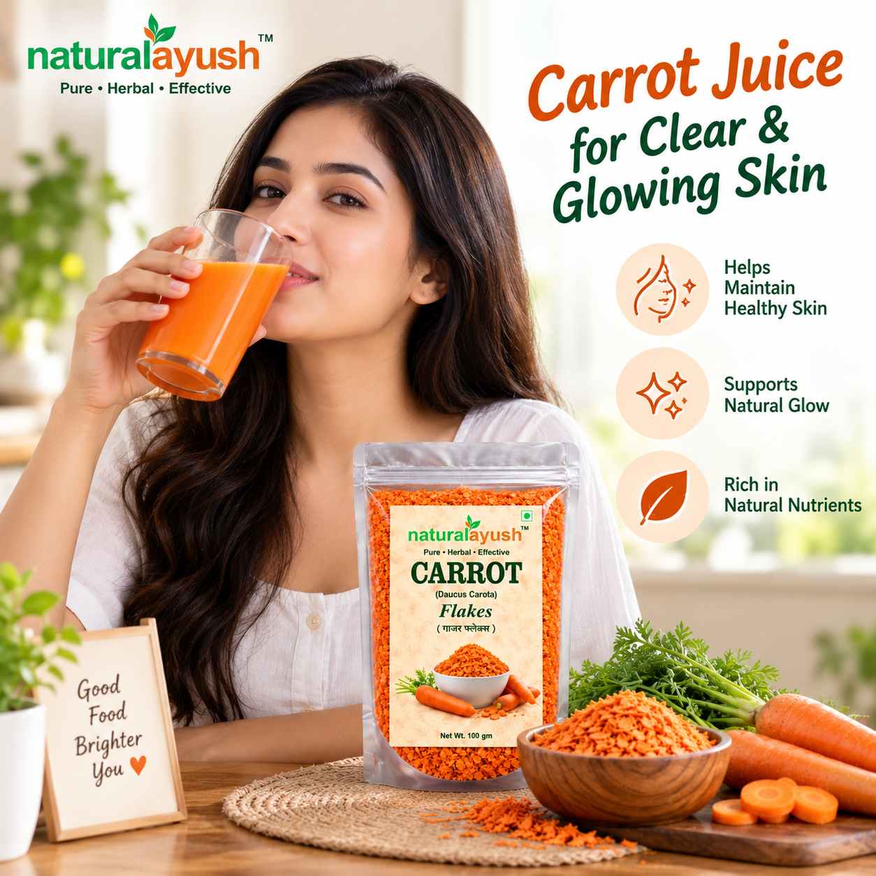 Carrot Flakes (Daucus carota) thumbnail 3