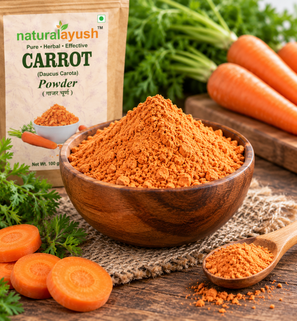 Carrot Powder (Daucus carota) thumbnail 4