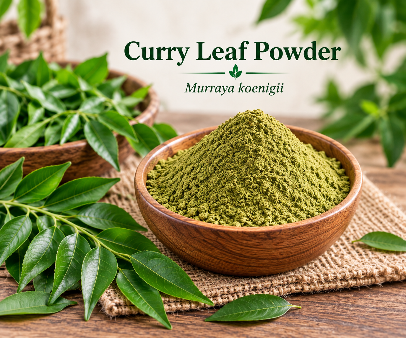 Curry Leaves Powder (Murraya koenigii) thumbnail 4