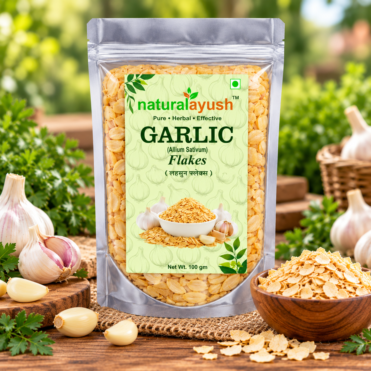 Garlic Flakes (Allium sativum)