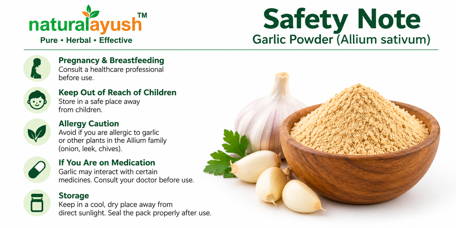 Garlic Powder (Allium sativum) photo 2