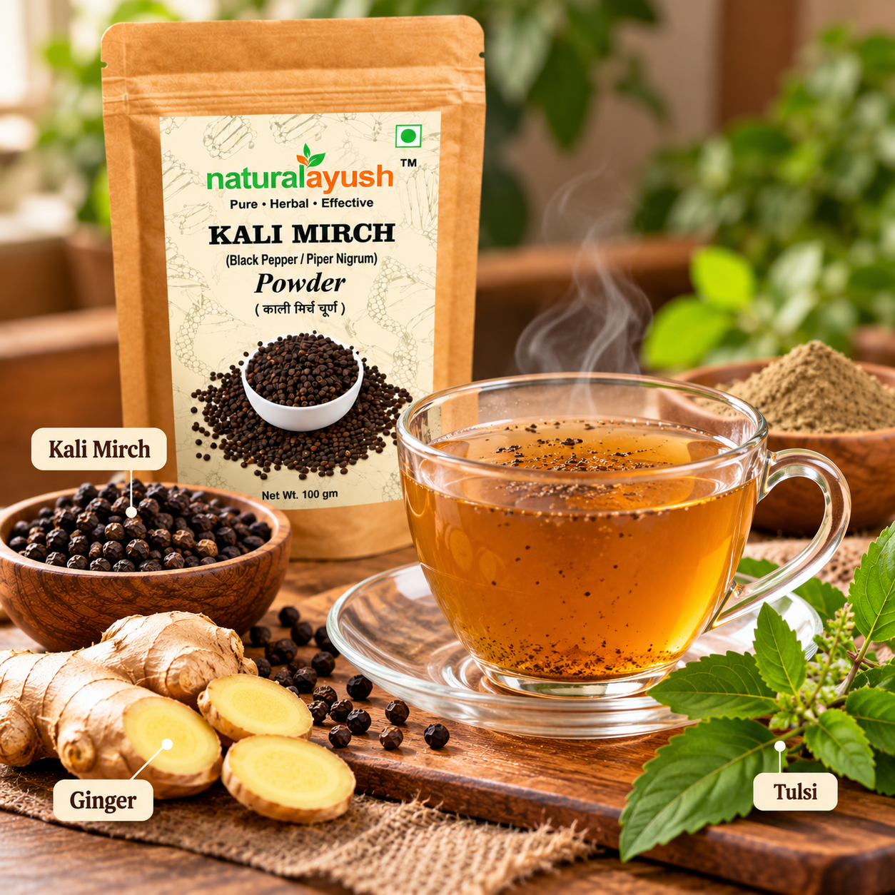 Kali Mirch Powder (Piper nigrum) thumbnail 6