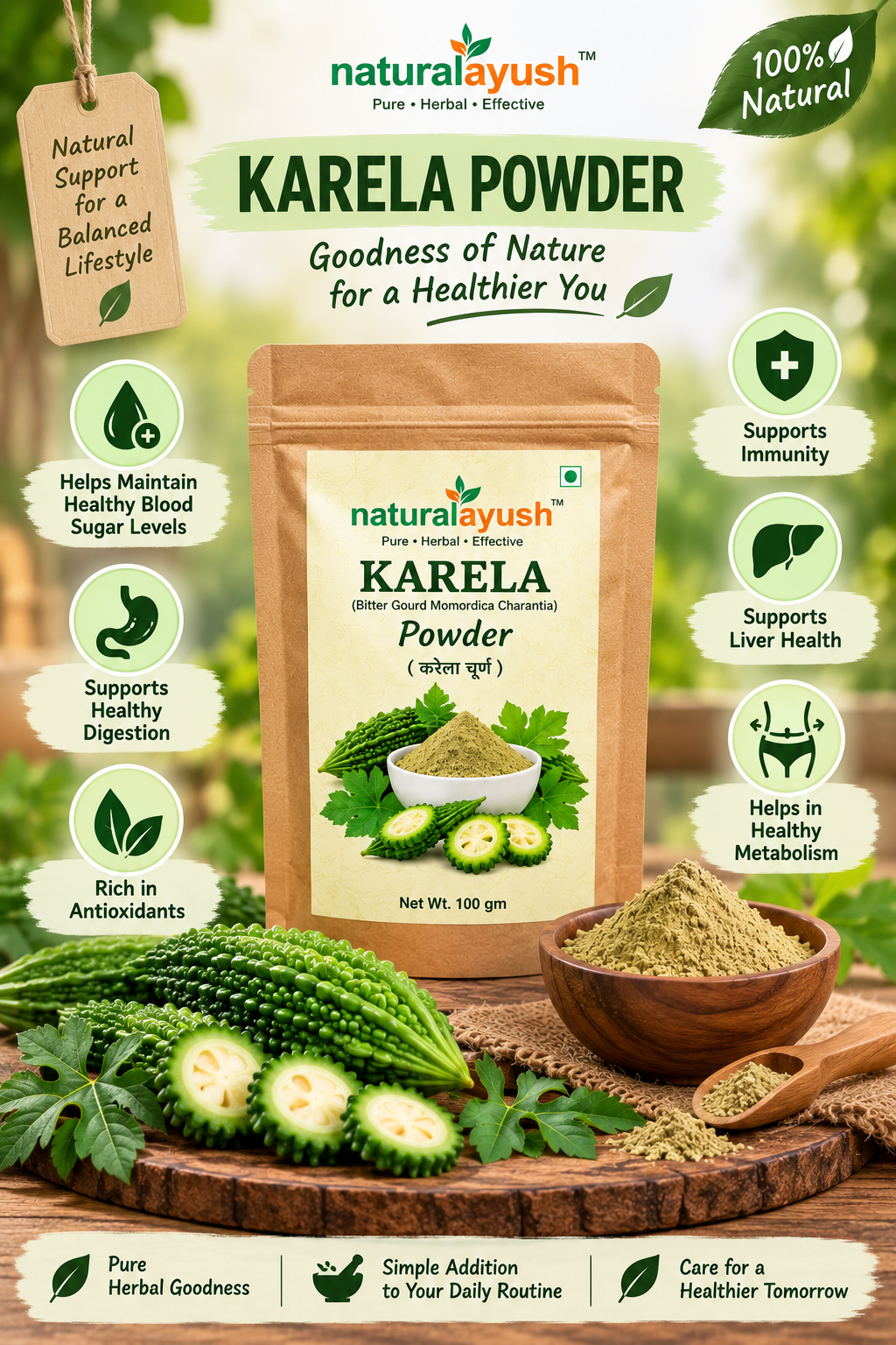 Karela (Momordica charantia) Powder thumbnail 2