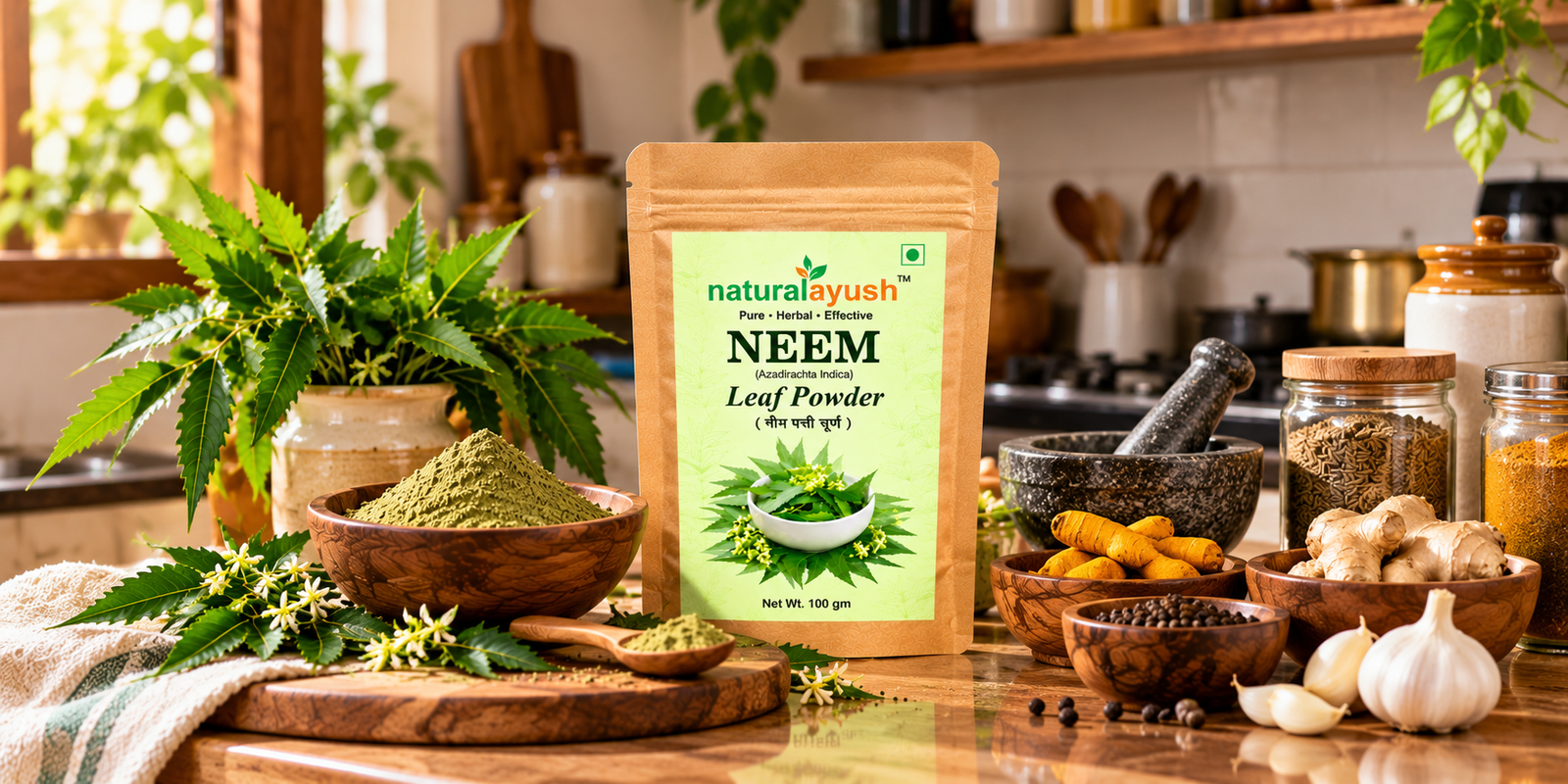 Neem Powder (Azadirachta indica) photo 1