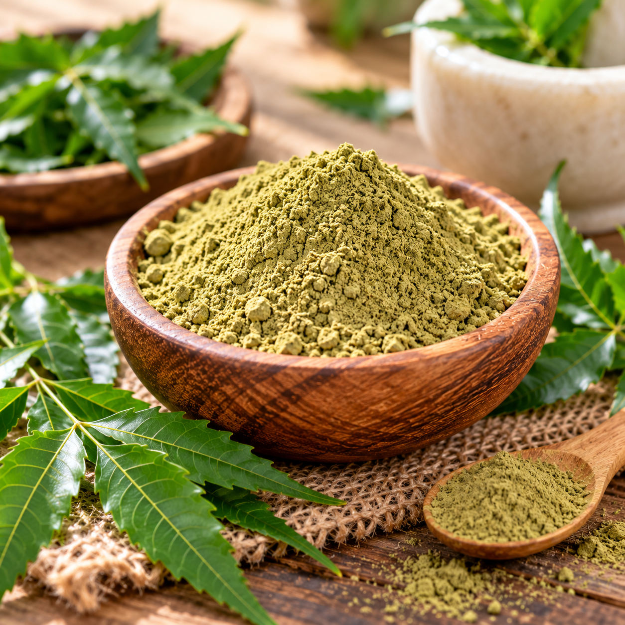 Neem Powder (Azadirachta indica) thumbnail 6