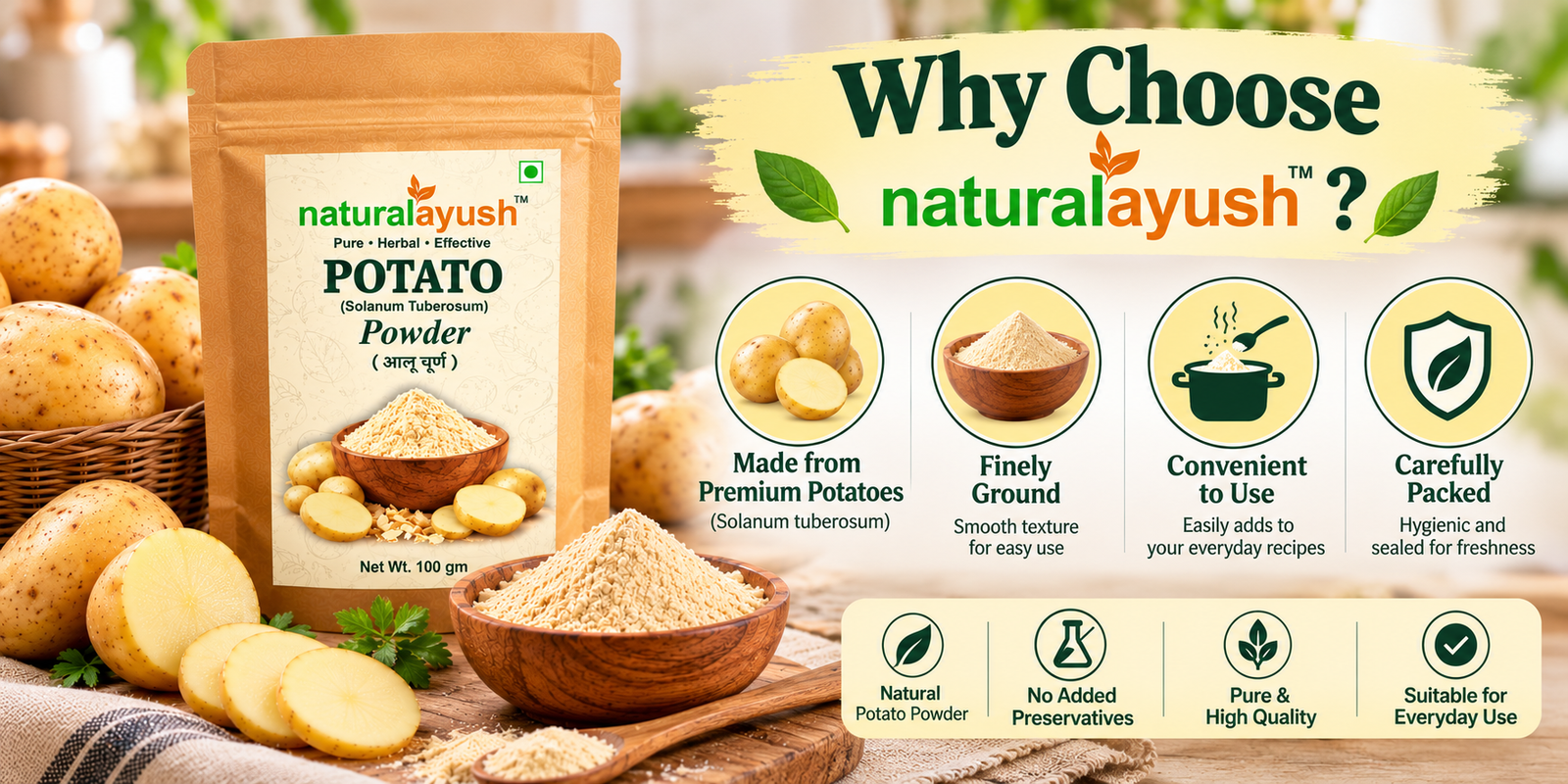 Potato Powder (Solanum tuberosum) photo 1