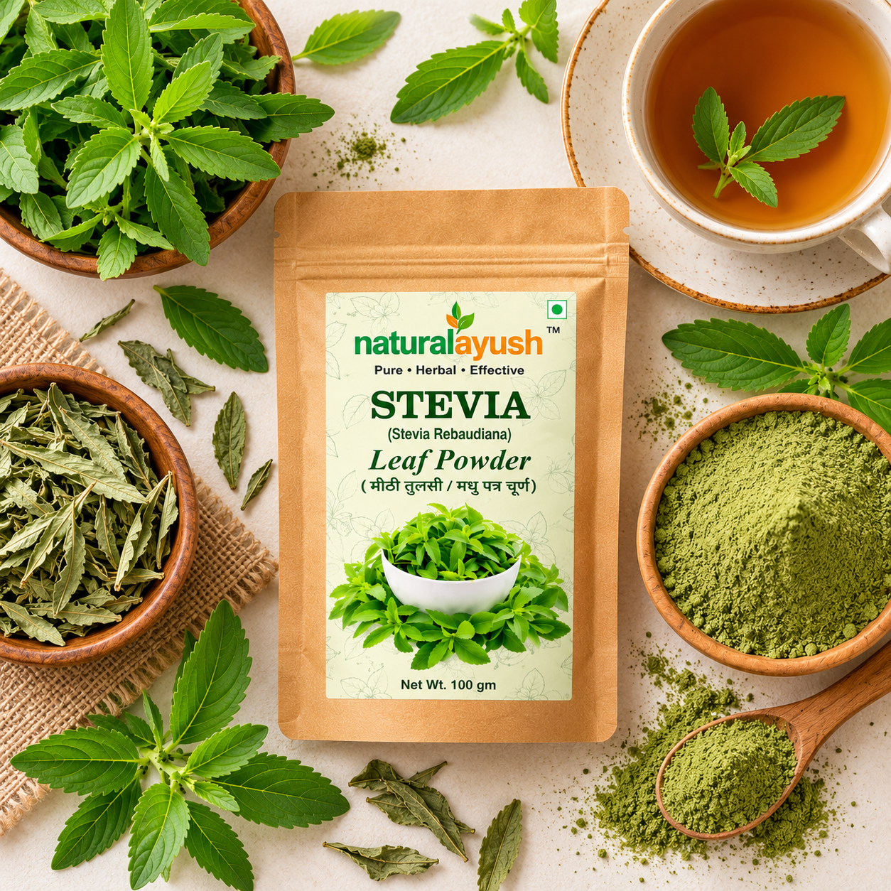 Stevia Powder (Stevia rebaudiana) thumbnail 3