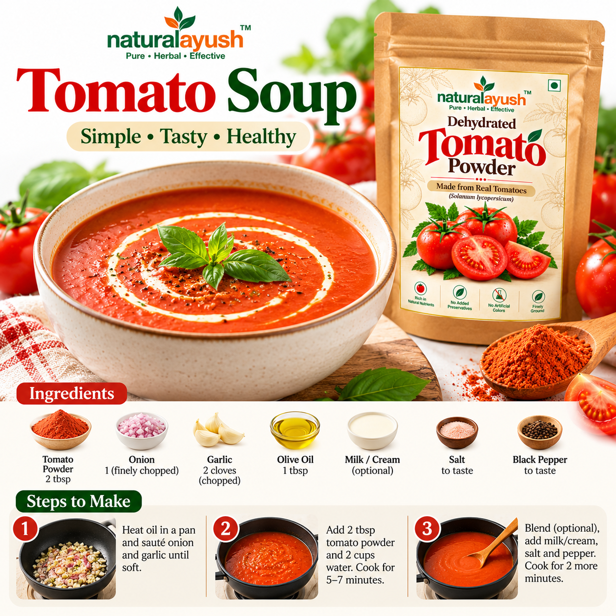 Tomato Powder (Solanum lycopersicum) thumbnail 5