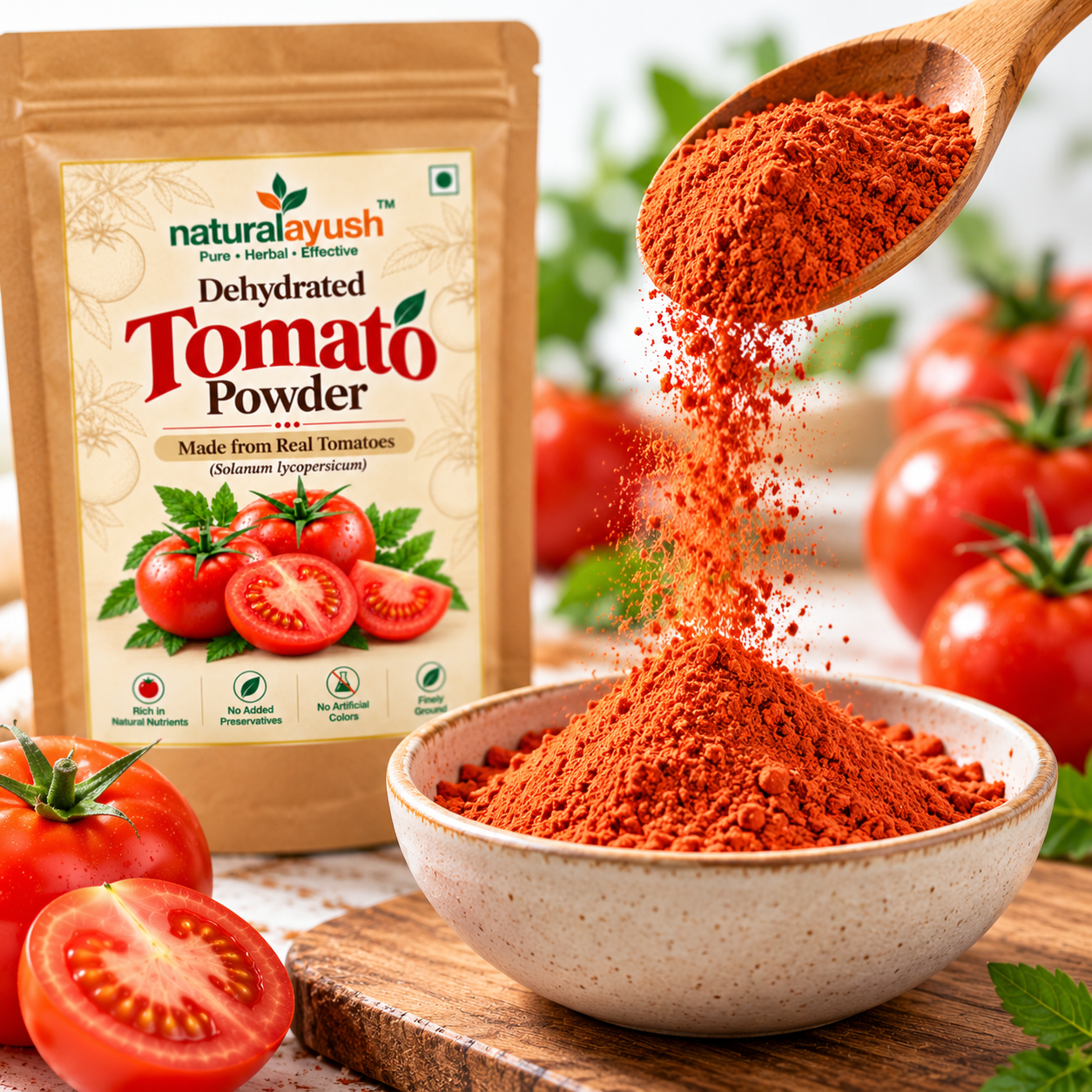 Tomato Powder (Solanum lycopersicum) thumbnail 6