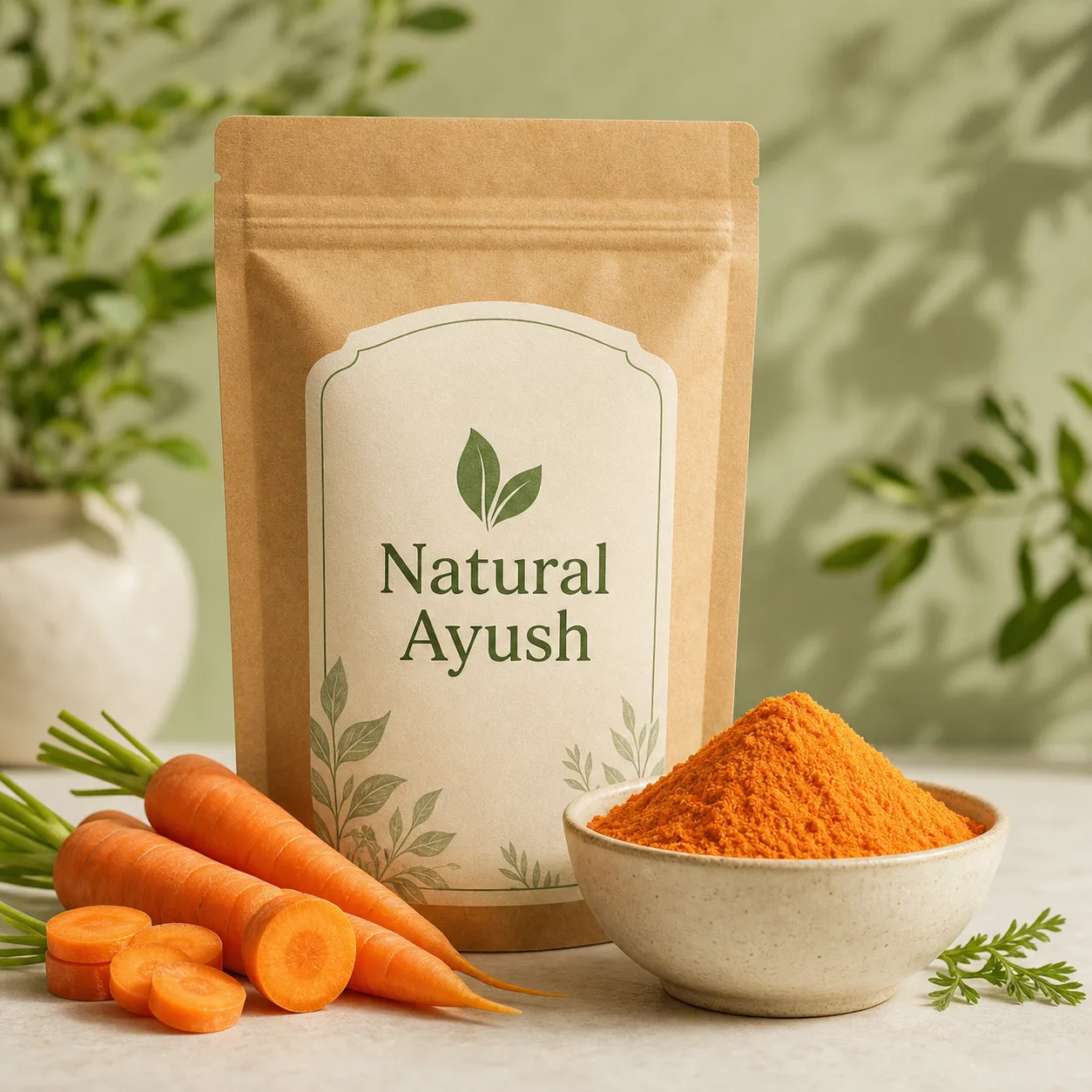 Natural Ayush Carrot Powder