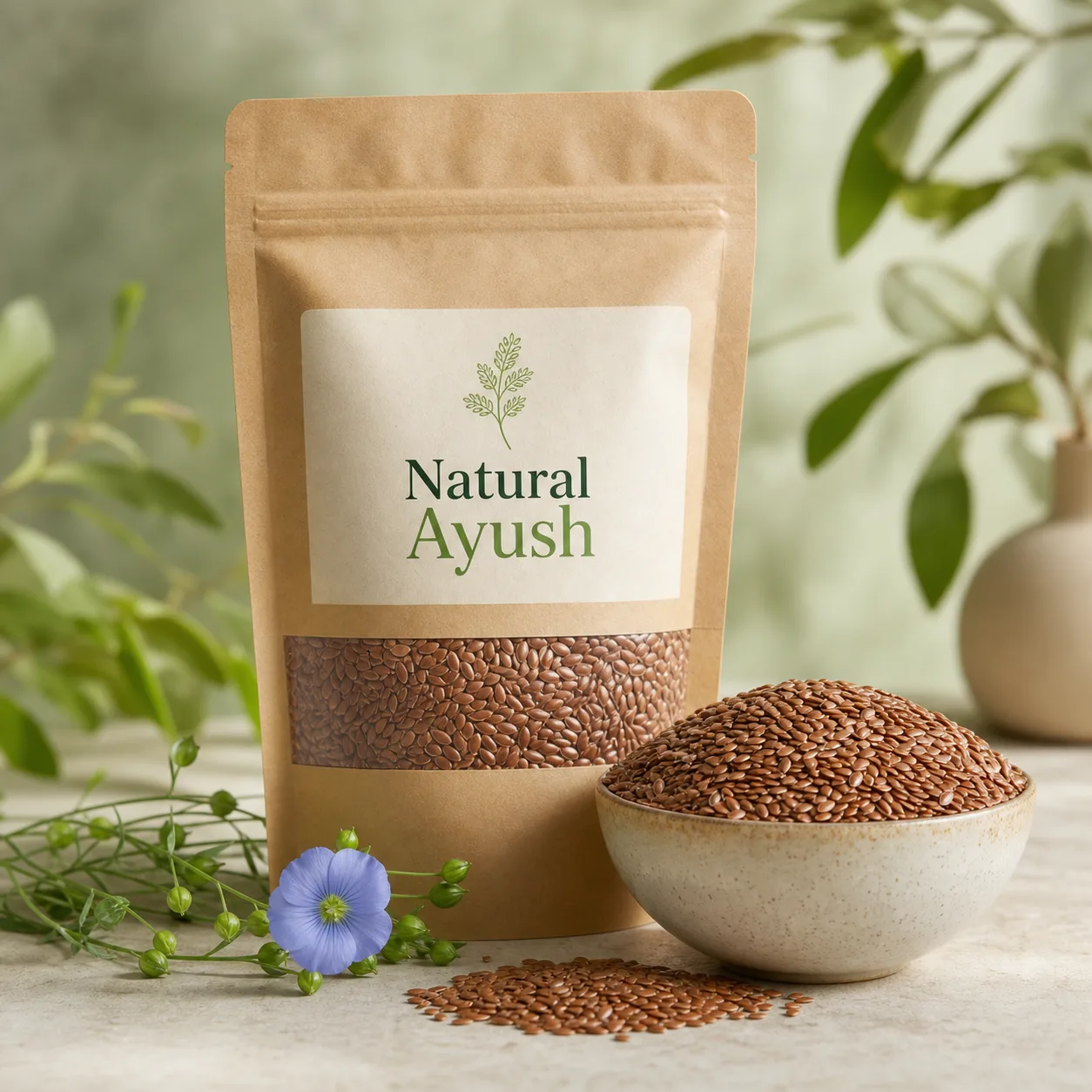 Natural Ayush Flax Seeds