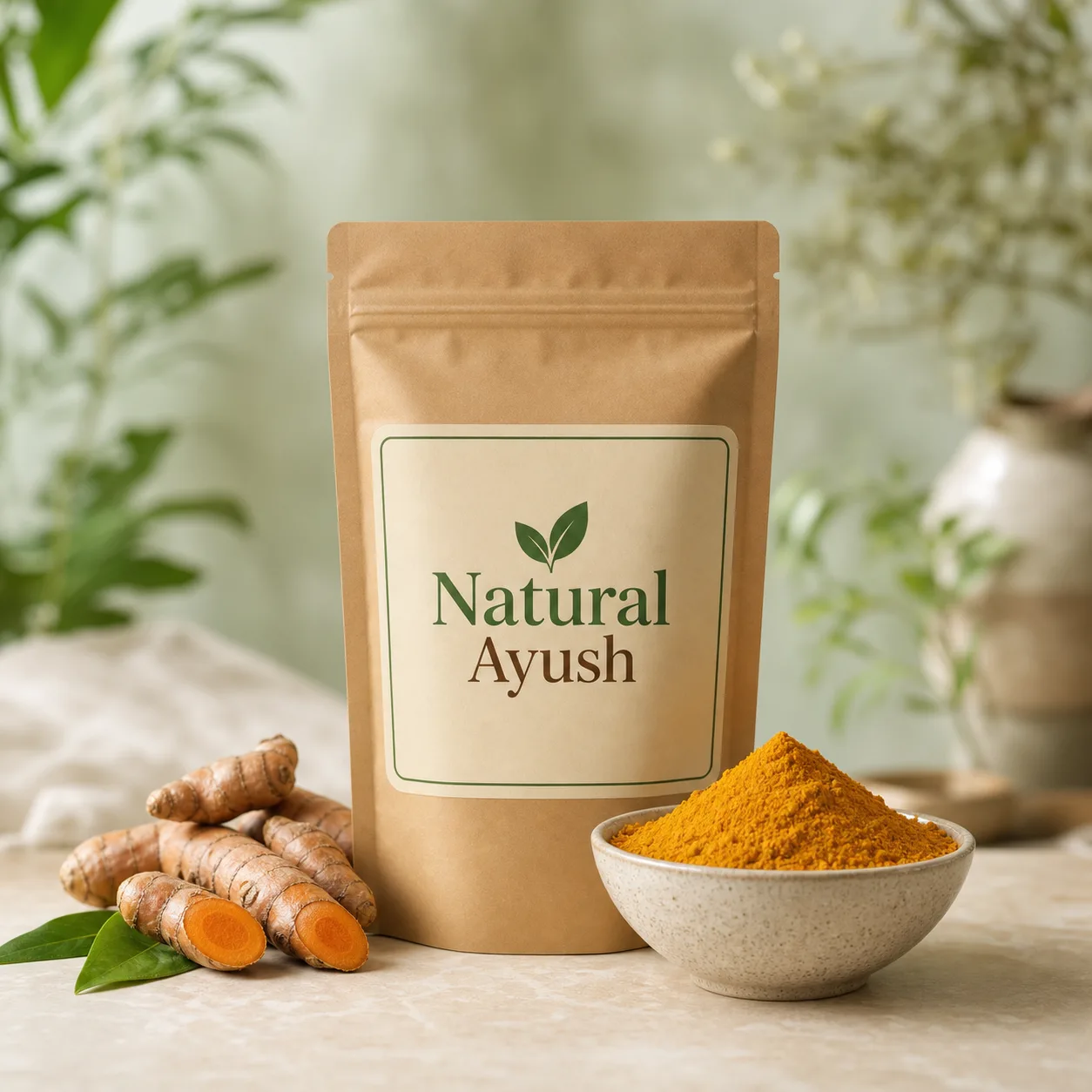 Natural Ayush Turmeric Powder
